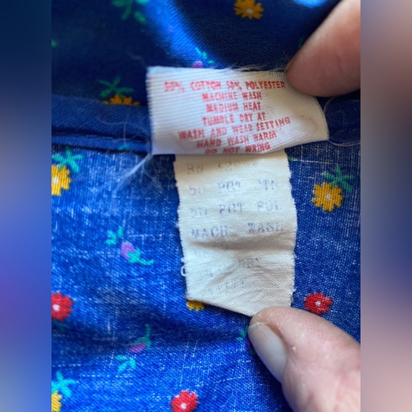 VTG 1960’s Beco Originals Artist Gardening House Mock Robe! New Deadstock! - Picture 7 of 12